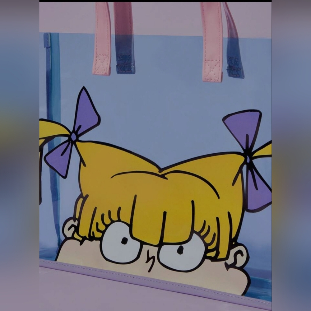 RUGRATS Transparent Tote Bag - Blue and Pink - Picture 5 of 7